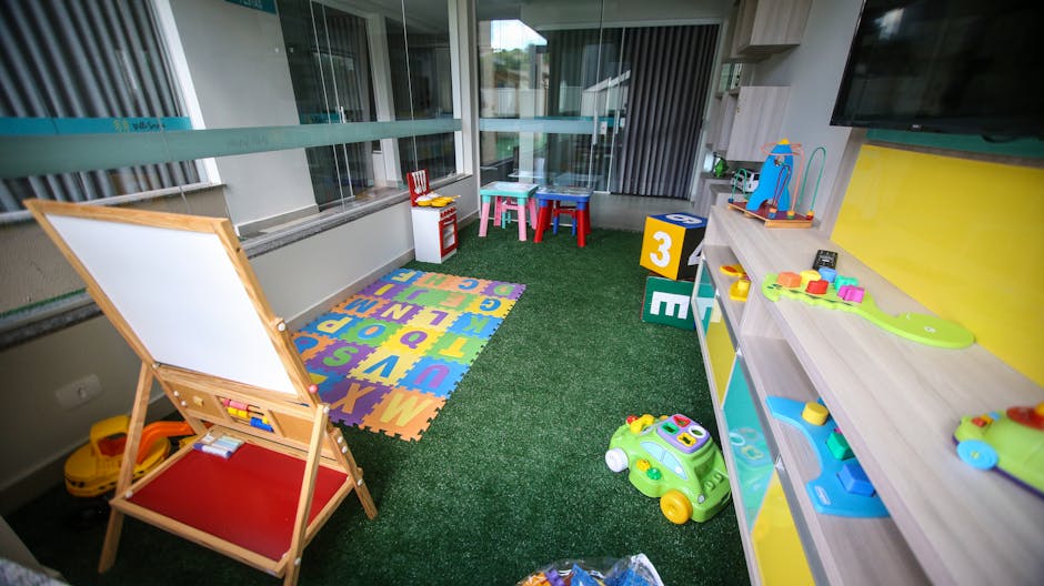 Family friendly hotels Madrid — bright children's playroom