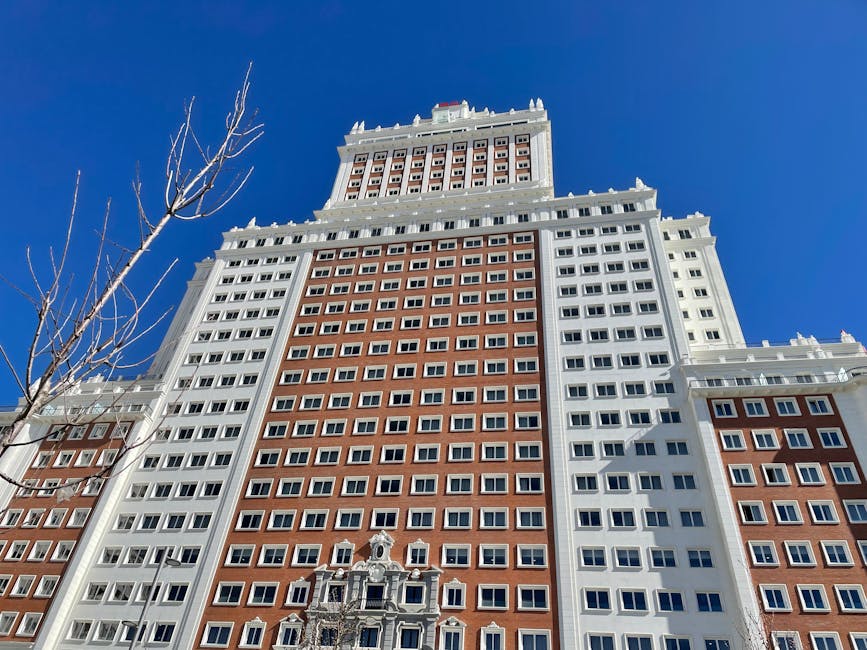 Luxury hotels Madrid Spain — Hotel Riu Plaza España elegant facade