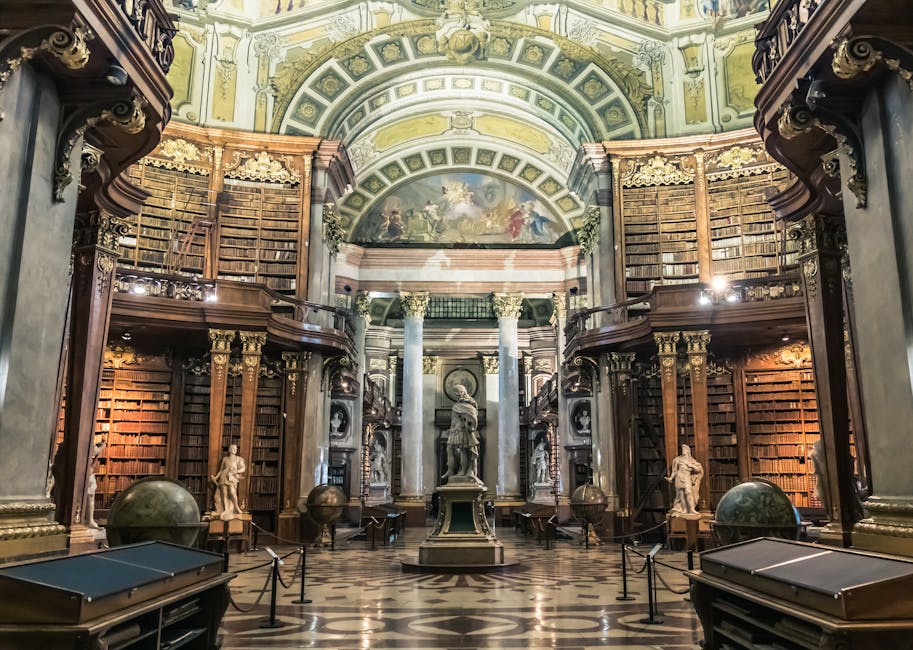 Lázaro Galdiano Museum Madrid — ornate historic library interior